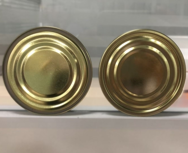 300D 73mm Elektrolytisch Vertind Plaat (ETP) Blikdeksel voor Voedselverpakking – 0,18mm Dikte TFS