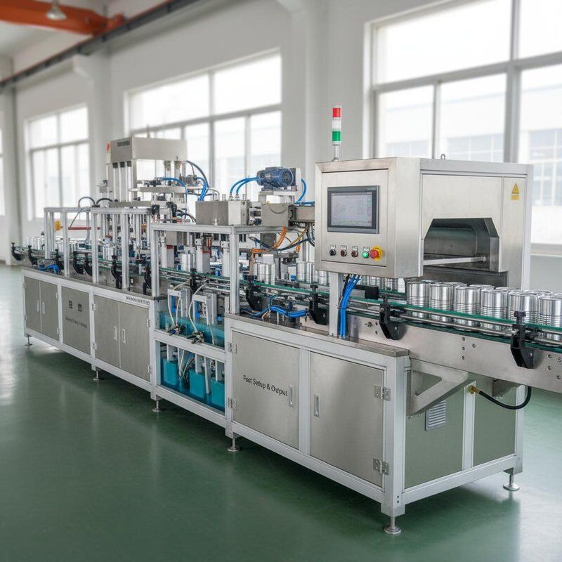 Automatische blikjesfabriek voor elektrolytische beplating, perfect voor de productie van drankblikjes, met snelle installatie en hoge output